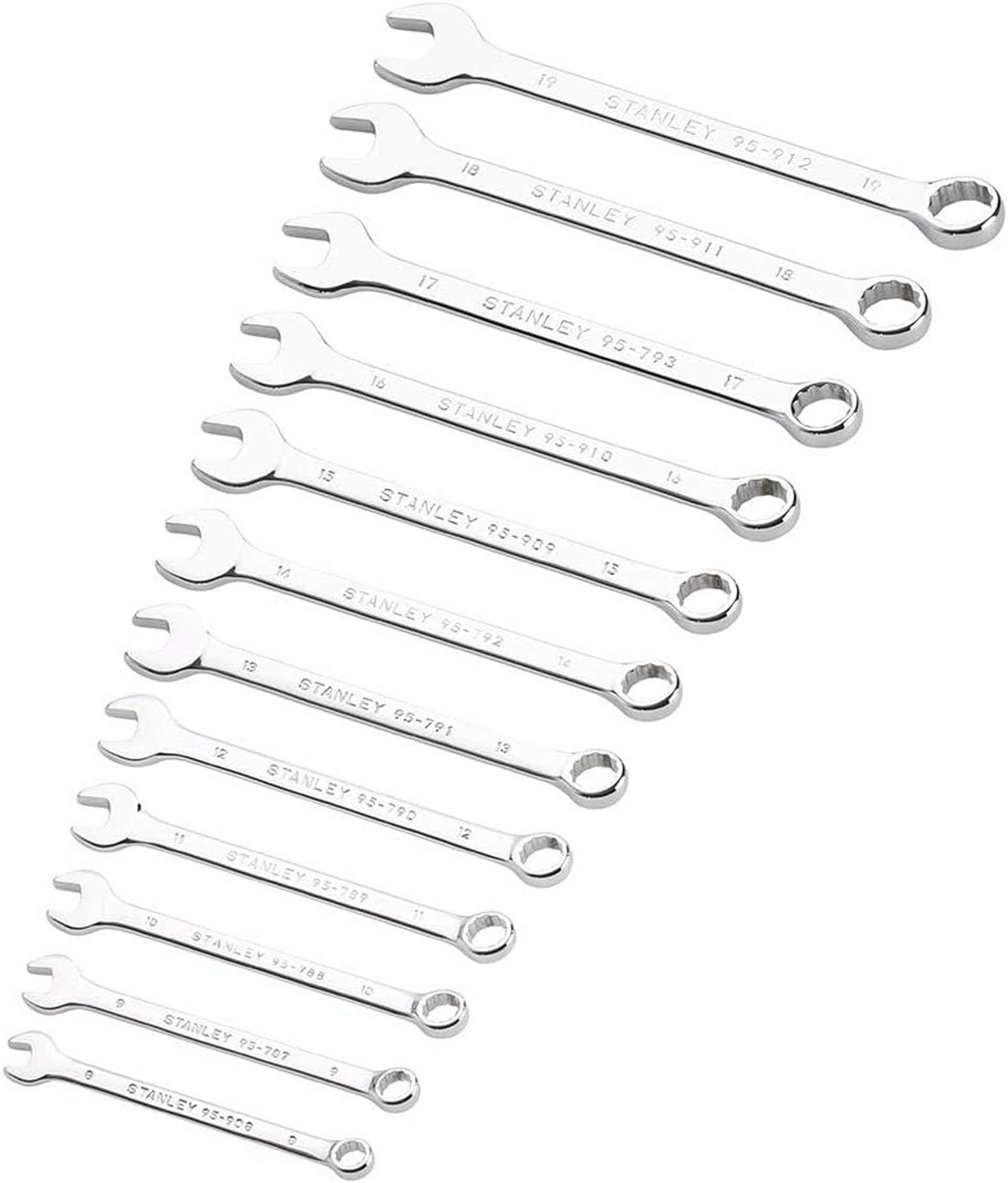 Stanley STMT82843-0 12dielna sada očkoplochých kľúčov (8-19mm)