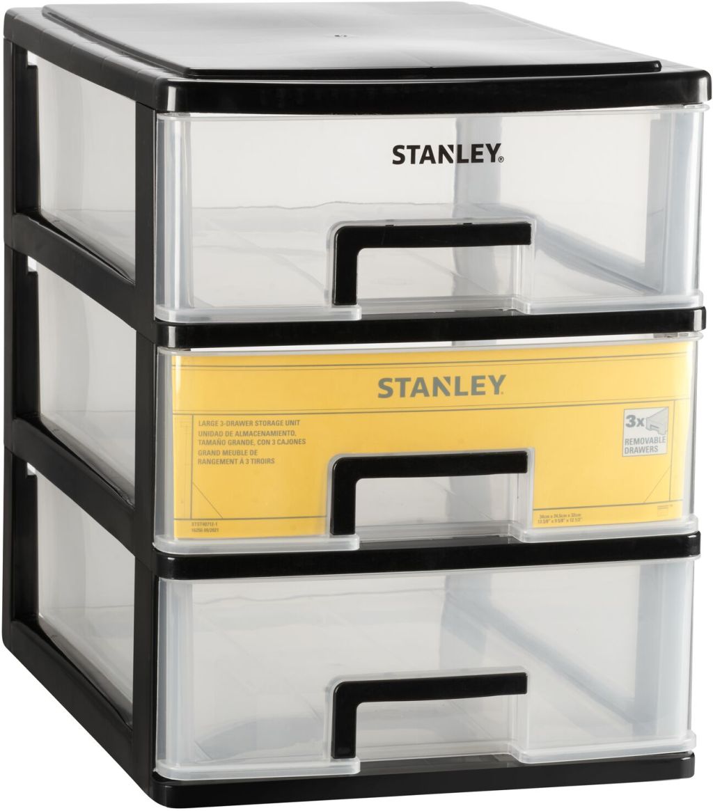 Stanley STST40710-1 Essential Zásuvkový organizér malý – 3 zásuvky
